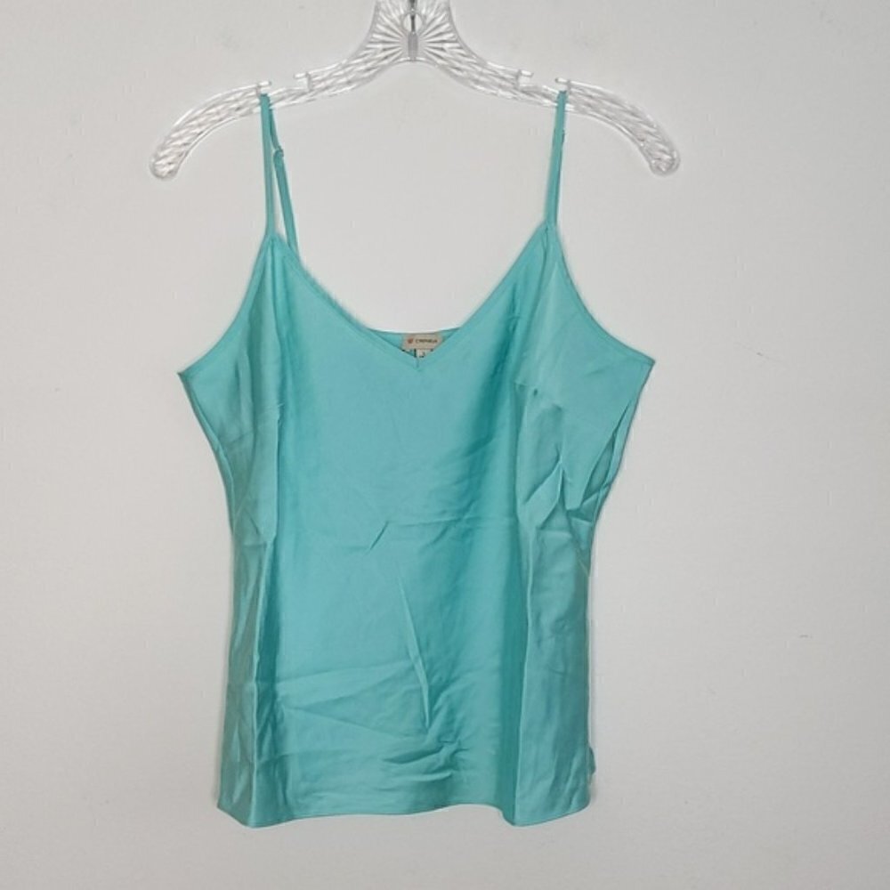 Cremieux Light Blue Camisole Tank Top Shirt